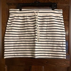 Striped J. Crew Sweatshirt Skirt‎